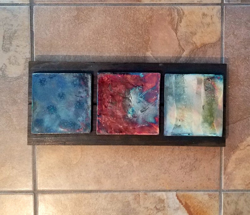 Raku Tile Wall Hanging