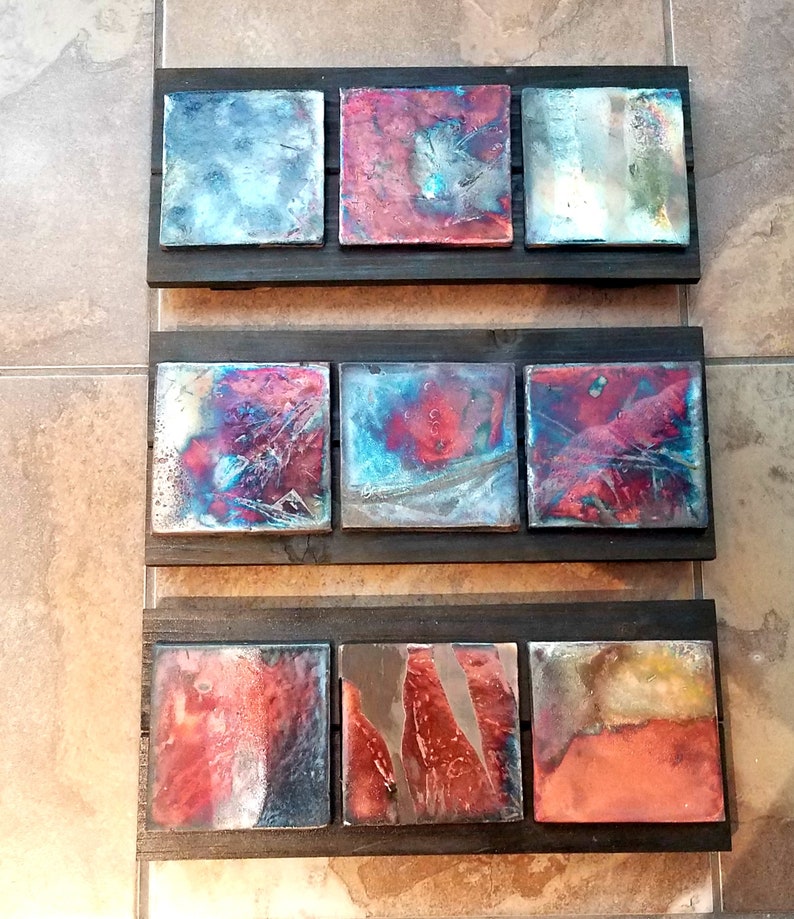 Raku Tile Wall Hanging