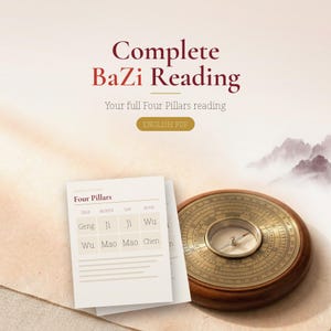 Lectura completa del destino BaZi – Informe en PDF de la astrología china de los cuatro pilares