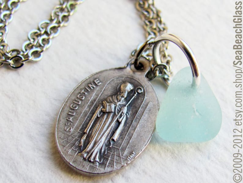 Saint Monica Charm Necklace St. Monica St Monica Saint Etsy