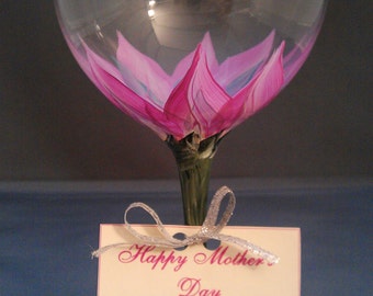 Mother's Day Wine Glass