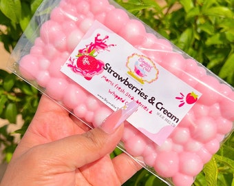 Strawberries and Cream Wax Melts