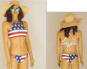 plus size patriotic swimsuit