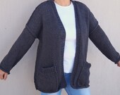Hand knitted cardigan,Oversize cardigan,Chunky cardigan,Womens sweater,Plus size overcoat,Hand knit sweater,Plus size poncho,Women Cardigan