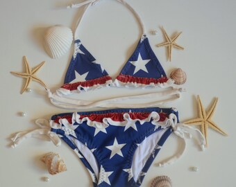 baby boy american flag bathing suit
