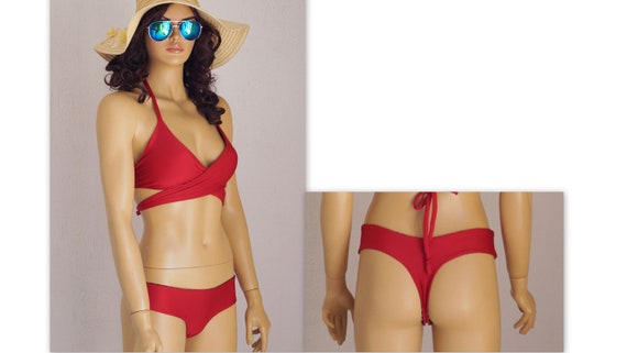 wrap around bathing suit