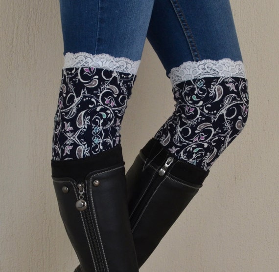lace cuff boot socks