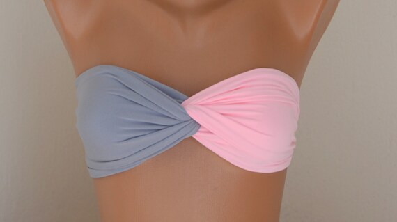 pale pink bikini top