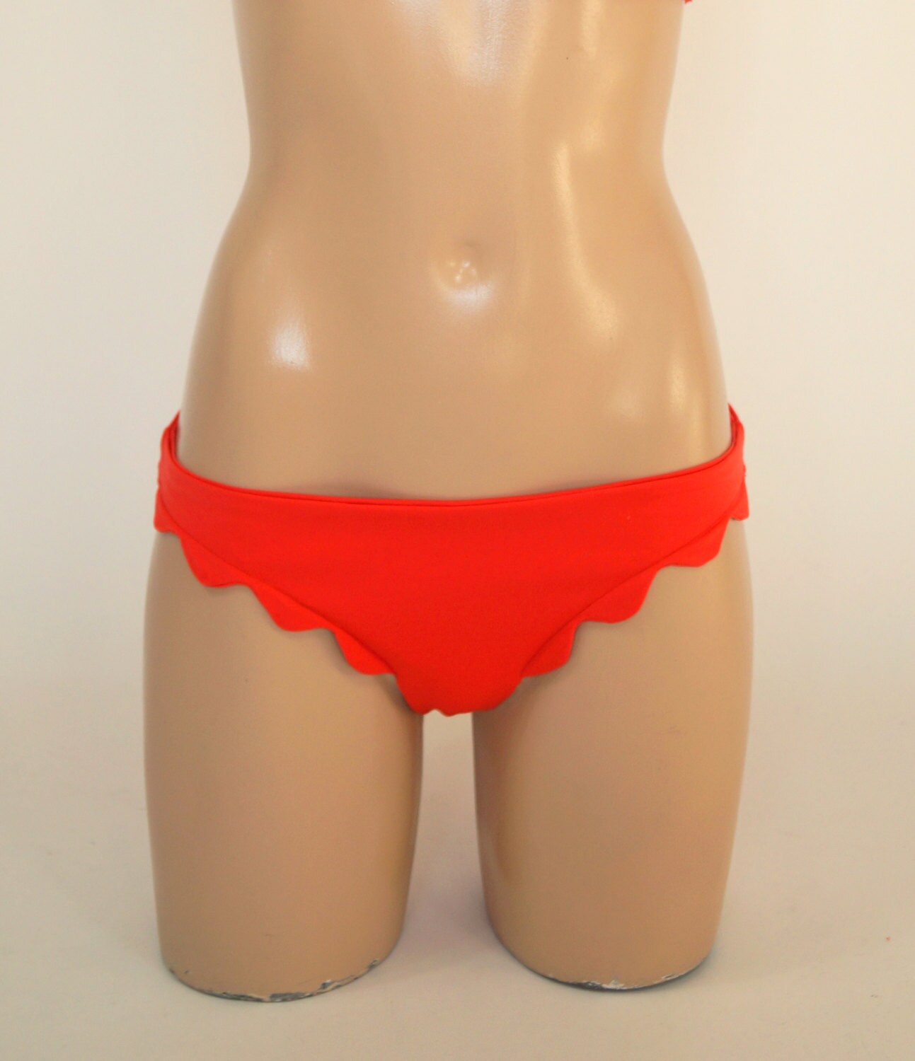 scalloped swimsuit bottoms