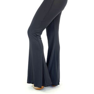 Black Bell Bottoms Women,flare,leggings,plus Size Clothing,yoga,70's ...