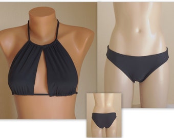 Conjunto de bikini de moda hecho a mano con estilo: traje de baño elegante, sexy y cómodo, trajes de baño para mujer, trajes de baño minimalistas, bikini deportivo