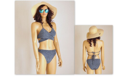 Gray bathing suit bottoms sale