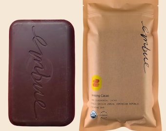 Cacao de cérémonie, biologique, 100 % zorzal, République dominicaine, barre de 1 lb