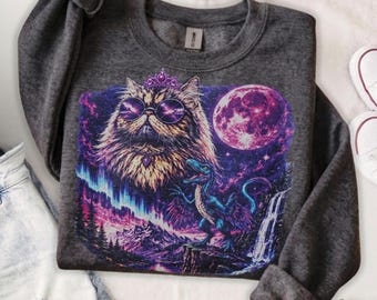 Princess Donut Approved Graphic Sweatshirt Vintage Princess Donut Moon Tee Bookish Merch,Geeky Cat Lover Hoodie ,Dungeon Crawler Carl Shirt