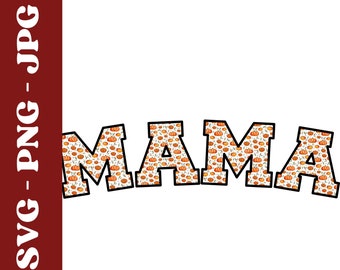 Retro Halloween Mama PNG SVG, Retro Halloween Svg, Groovy Halloween Sublimation Designs, Hippie Halloween Png, Spooky Mama Svg, Varsity