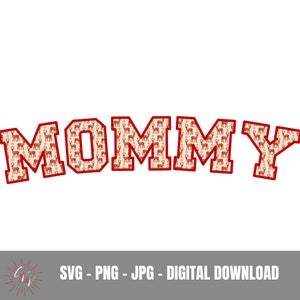 Cute Christmas Mommy PNG SVG, Rustic Christmas Svg, Adoráveis Designs de Sublimação de Férias, Country Holiday Png, Festive Mommy Svg