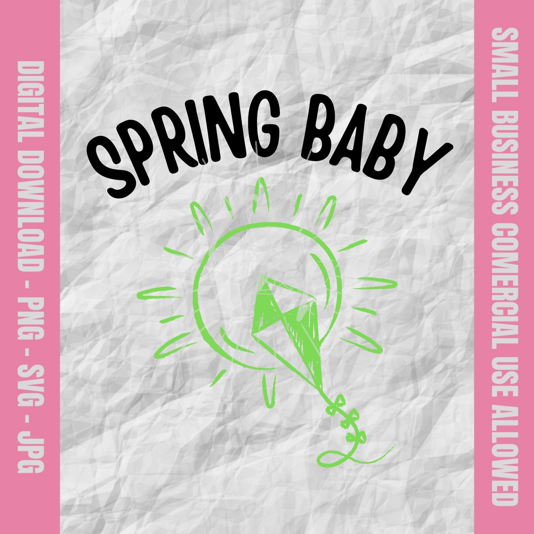 Spring Baby Svg Spring Baby Svg, Cute Baby Png, Nursery Sign Svg, Newborn Svg, New Baby ...