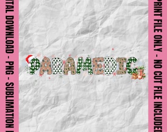 Christmas Paramedic Png, Doodle Text Paramedic Png, Holiday Paramedic Shirt, Winter Paramedic Sublimation, Santa Paramedic Print Design