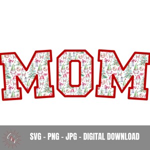 Cute Christmas Mom PNG SVG, Rustic Christmas Svg, Adoráveis Designs de Sublimação de Férias, Country Holiday Png, Festive Mom Svg