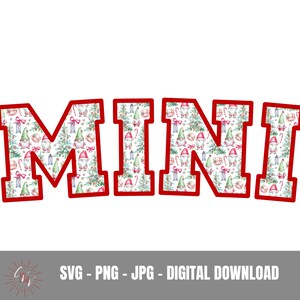 Cute Christmas Mini PNG SVG, Rustic Christmas Svg, Adoráveis Desenhos de Sublimação de Férias, Country Holiday Png, Festive Mini Svg