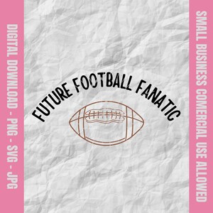 Futuro fanático del fútbol svg, lindo bebé png, signo de guardería svg, recién nacido svg, nuevo bebé svg, bebé divertido svg, camisa o body de bebé, archivo Cricut