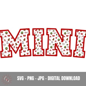 Cute Christmas Mini PNG SVG, Rustic Christmas Svg, Adoráveis Desenhos de Sublimação de Férias, Country Holiday Png, Festive Mini Svg