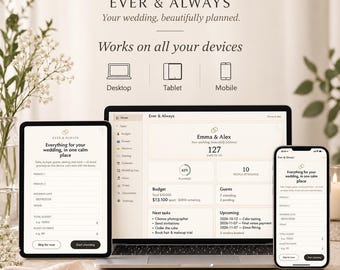 Web App Para Organizar Tu Boda  | Ever & Always