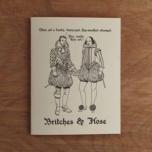 Britches & Hose. Funny Letterpress Greeting Card.
