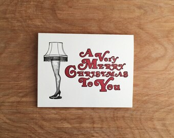 christmas story card etsy