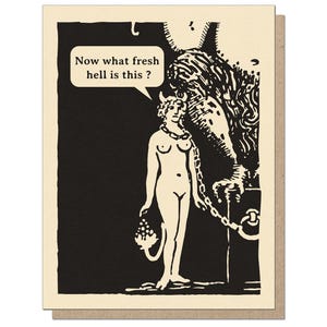 Fresh Hell | Tarot Funny Greeting Card