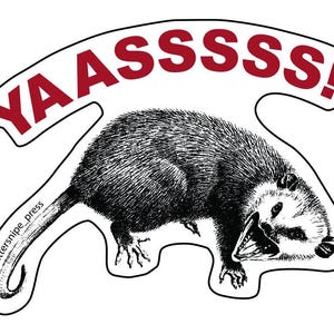 YASS Possum-klistermärke