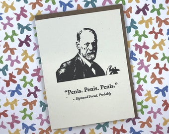 Penis Penis Penis Freud Card Number Two