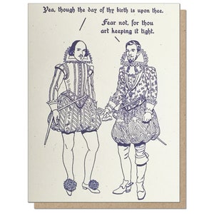 Shakespeare Birthday Card | Thou Art Keeping It Tight | funny birthday greeting cards
