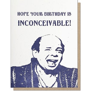 Hope Your Birthday Is... Funny Letterpress Birthday Card