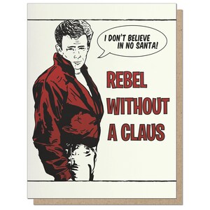 Rebel Ohne Mann - Lustige Weihnachtskarte -Holiday Santa Claus Believe