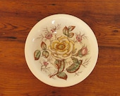 Antique John Maddock Sons Old Rose Vitreous China Round Bowl 9 quot