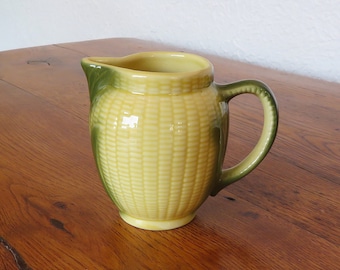 Vintage Figural Corn Cob Pitcher LG Farmhouse Kitchen