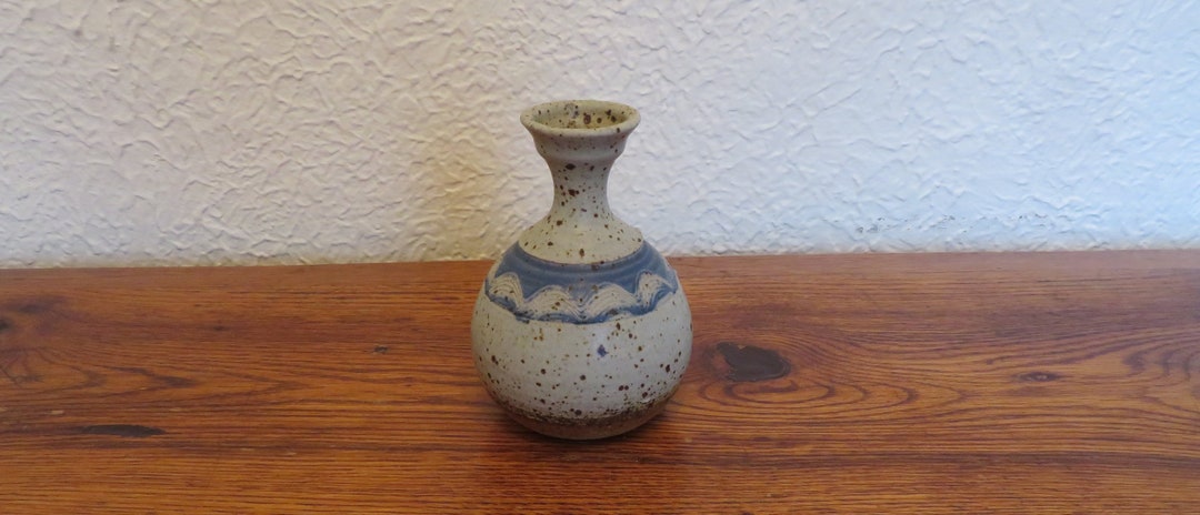 Vintage Studio Art Pottery Weed Pot Bud Vase Stoneware SALE! - Etsy