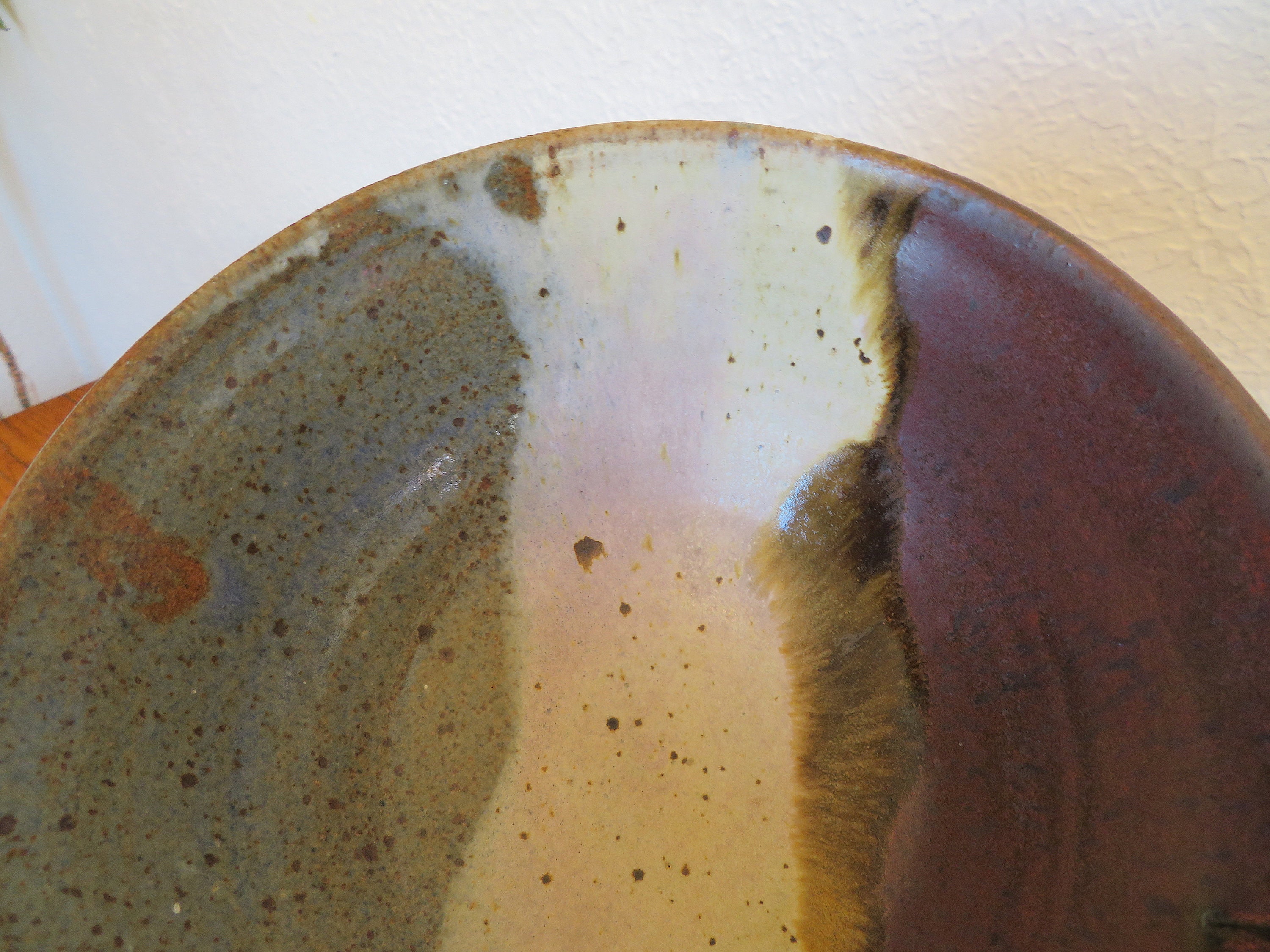 Vintage Stoneware Studio Art Pottery Bowl Wheel Thrown Artist Signed - Etsy