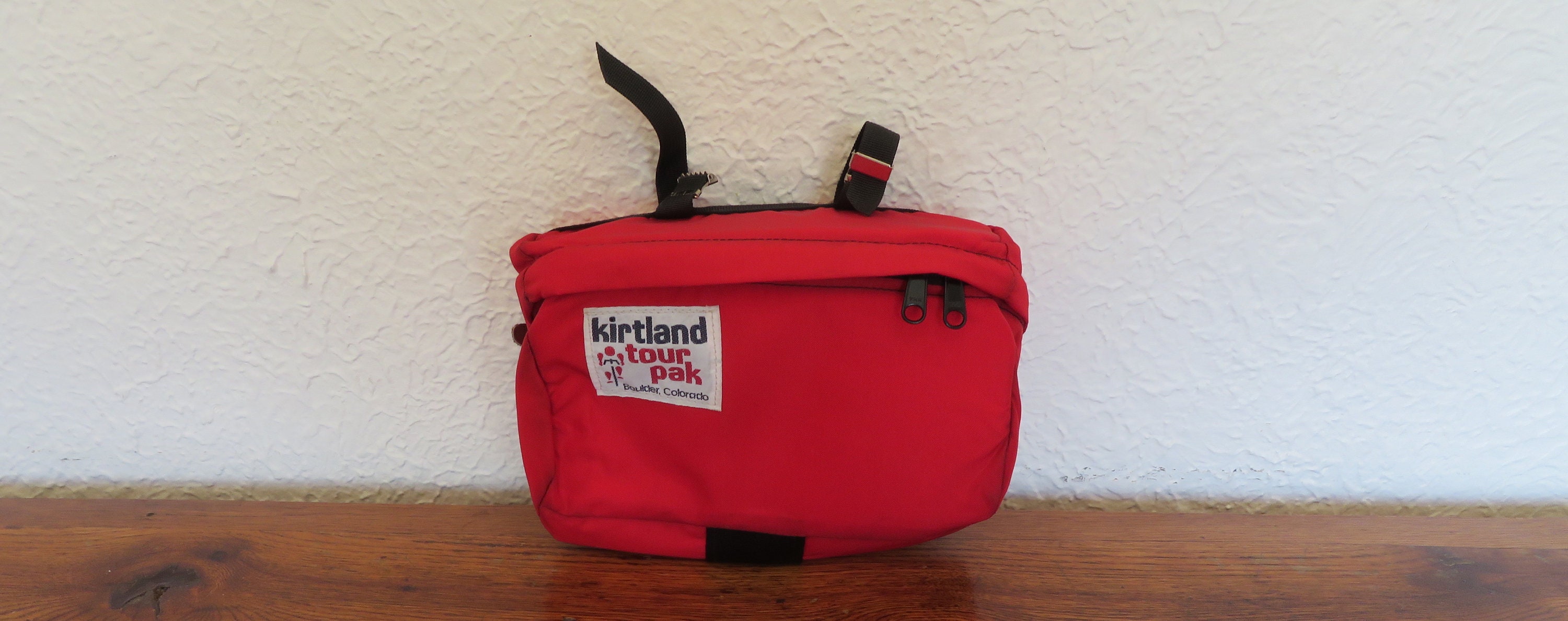 Sacoche De Selle Vélo Vintage Kirtland Tour Pak - 2 Poches - Fabriqué Aux USA