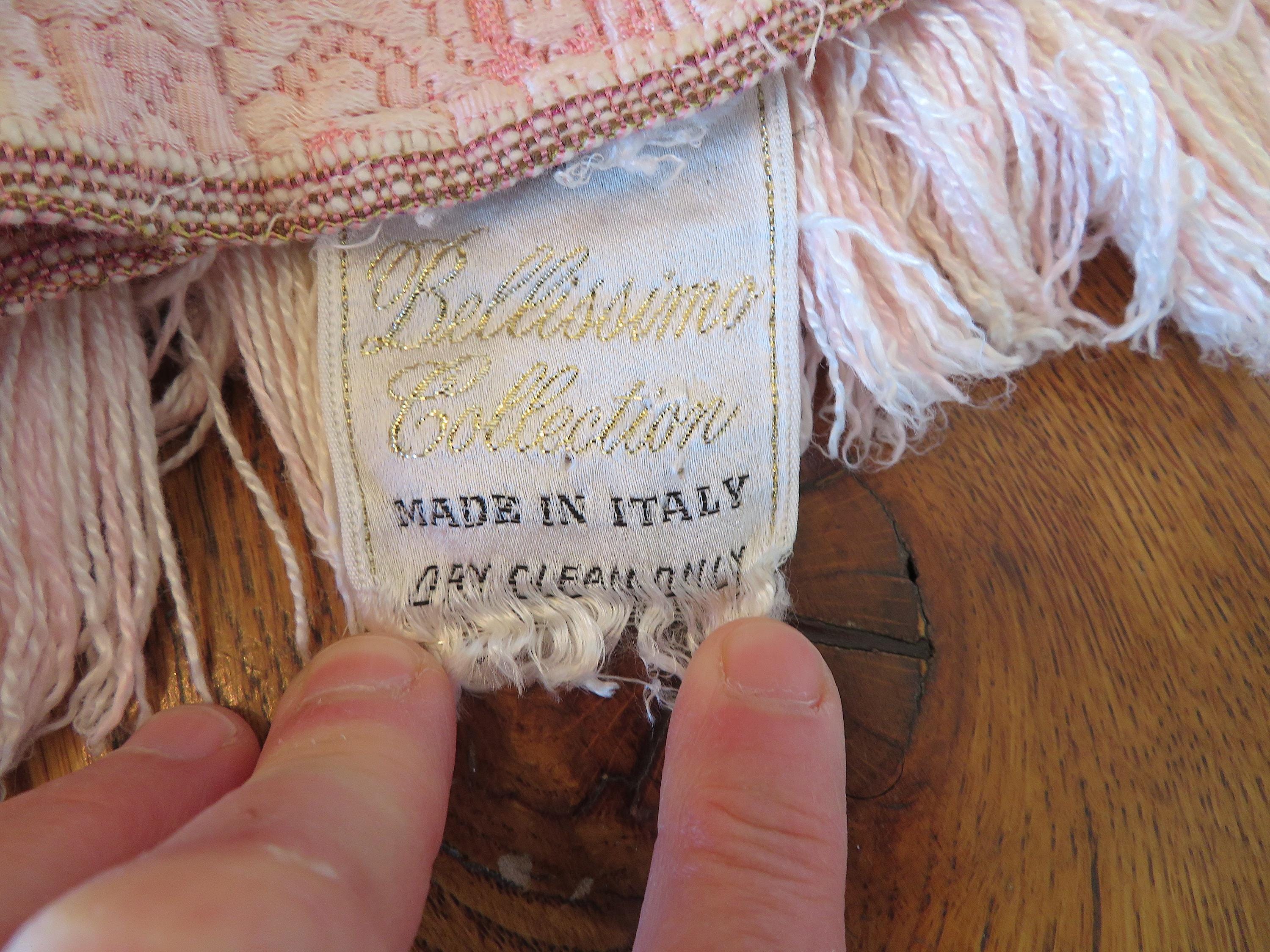 Vintage Sears Bellissimo Collection Bedspread Italy Matelasse 80 