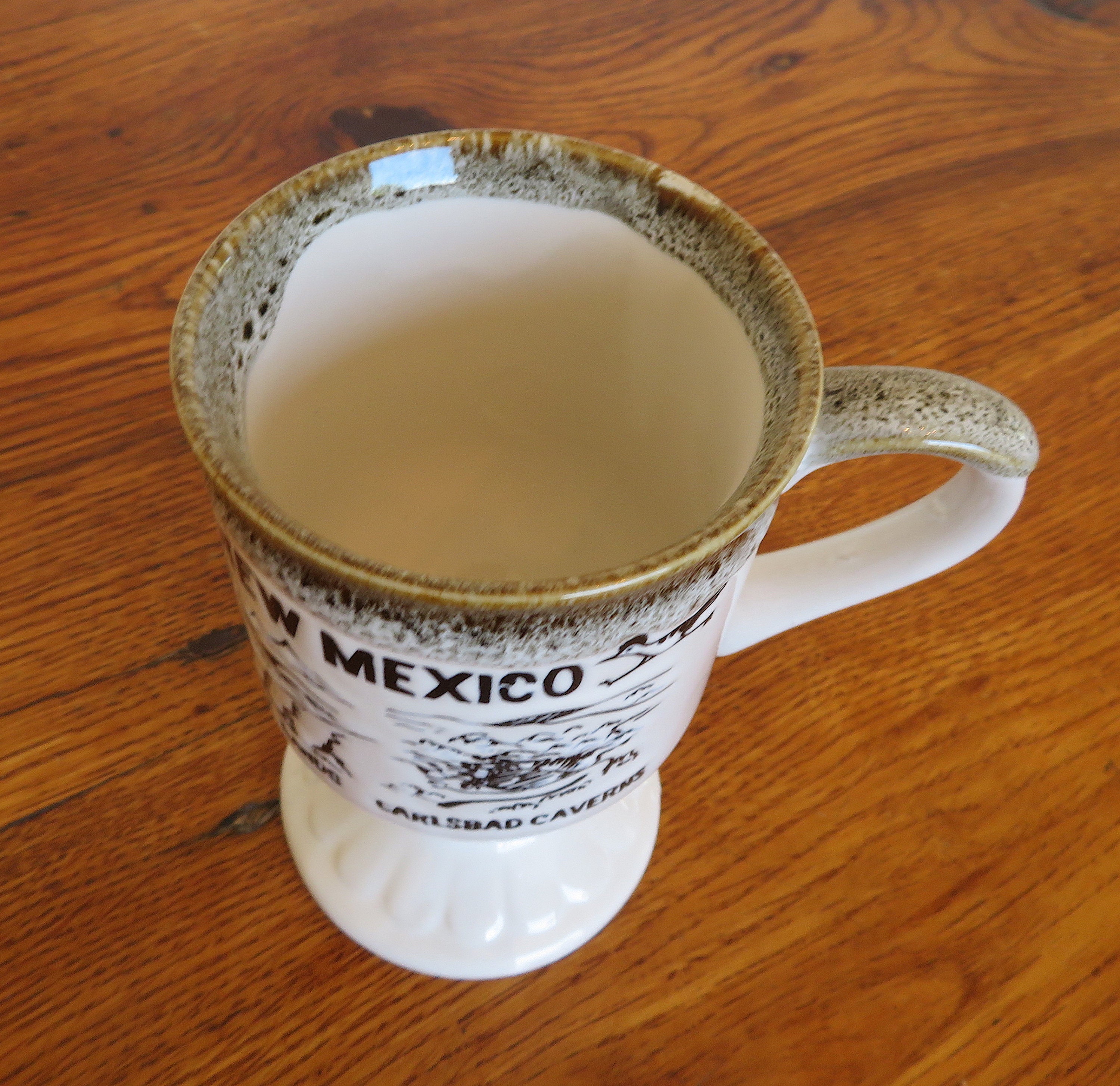 Vintage New Mexico Pedestal Coffee Mug Etsy