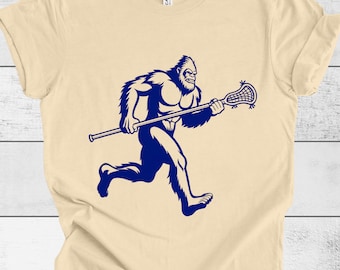 Bigfoot Lacrosse Tee Game Day Lacrosse Shirt Lacrosse Mom Dad Shirt Gift for Lacrosse Lovers Sasquatch Bigfoot Lovers