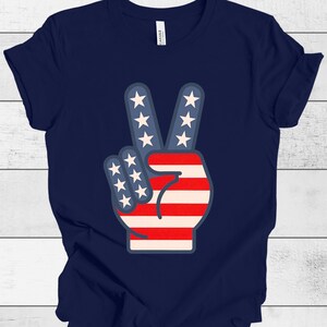 America Peace Shirt, Patriotic 4th of July Shirt, Freedom Tee, Independence Day Shirt, USA Flag Shirt, American Peace Tee