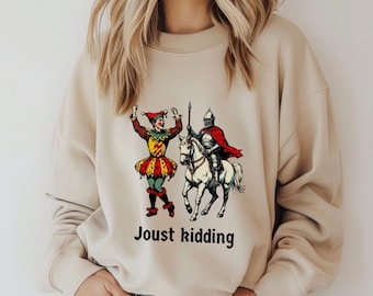 Sudadera con estampado de justas: divertida camiseta medieval para amantes de las ferias renacentistas y aficionados a la historia.