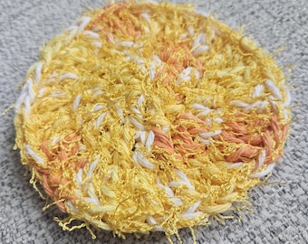 Eco Friendly Dish Scrubby, Reusable Pot Scrubber | Crocheted Zero Waste Kitchen Gift | Non-Scratch Tawashi