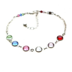 Mothers Bracelet, Sterling Silver Bracelet, Gifts for Mom, Custom Birthstone Bracelet, Mothers Jewelry, Birthstone Jewelry, Mom Gifts