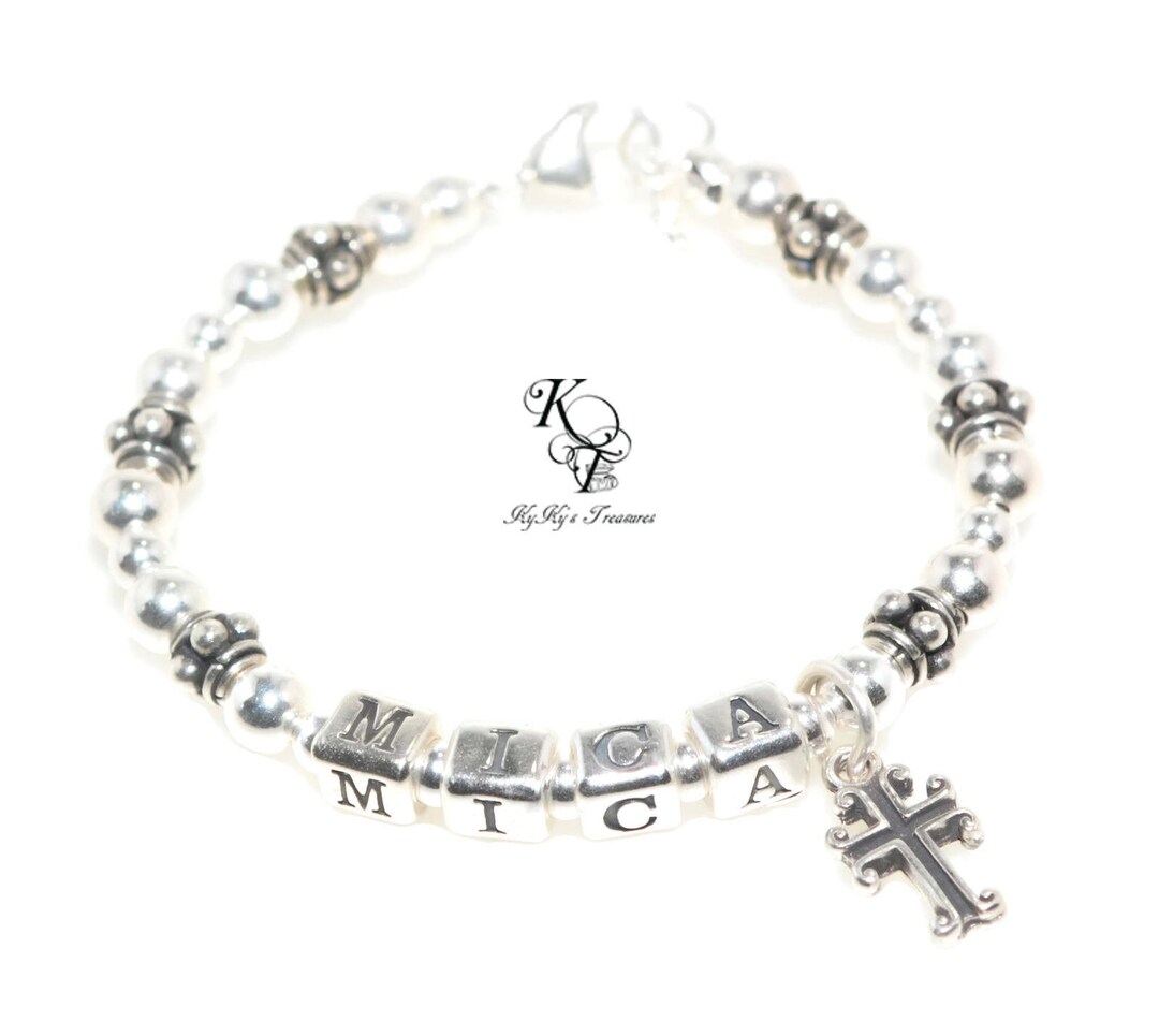 Baptism Gifts for Boys Baby Boy Baptism Bracelet Sterling Silver Baby