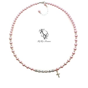 Christening Gifts, Personalized Baby Necklace, Baptism Necklace, First Communion Necklace, Baby Necklace, Baptism Gift, First Communion Gift