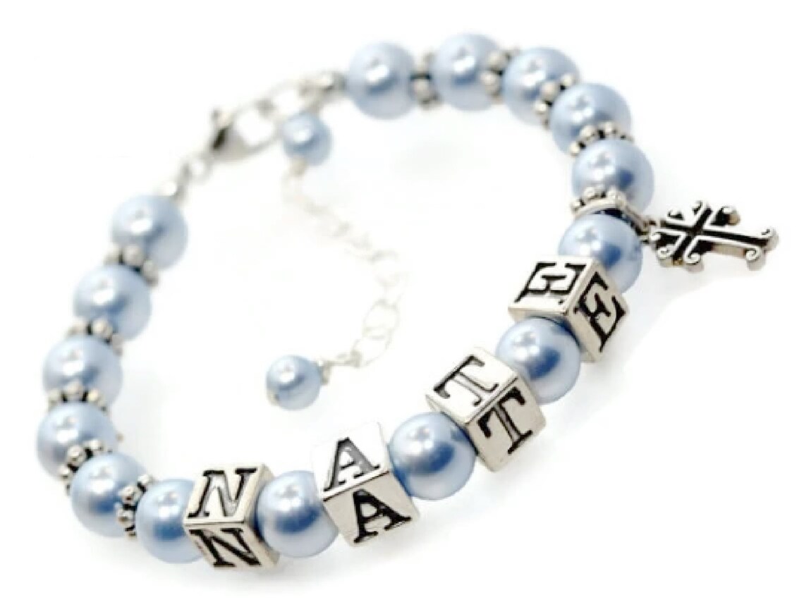Christening Gifts for Boys Baby Boy Bracelet Personalized Etsy